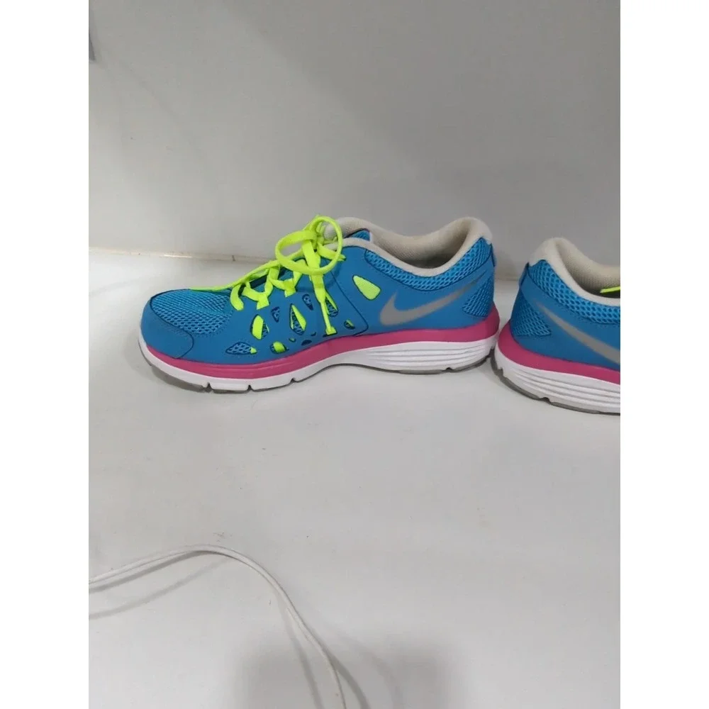Nike Revolution 2 Youth Running Shoes Blue Pink Green 599763-401 Size 6Y